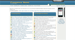 Desktop Screenshot of frequence-news.net